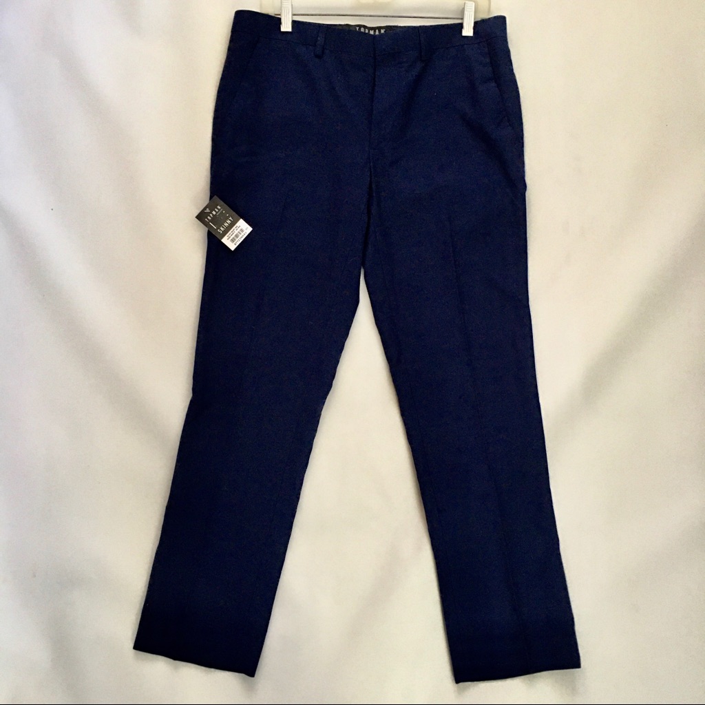 TopShop Topman Navy Trousers